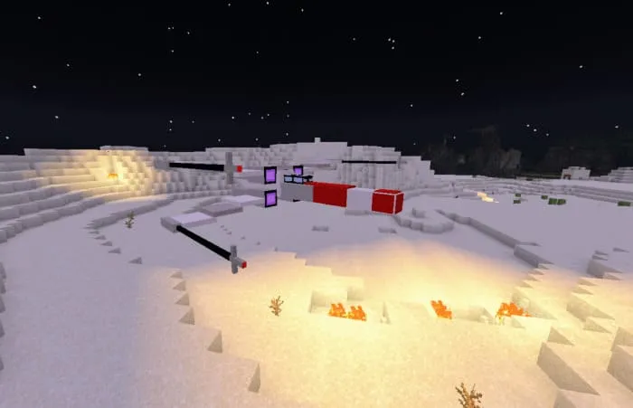 X-wing в Minecraft