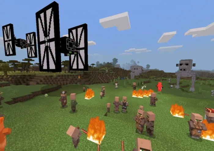 Истребитель Fighter в Minecraft