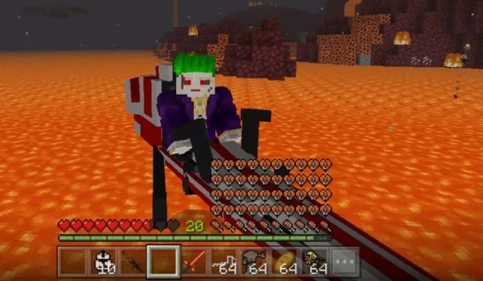 Игрок сидит в спидере