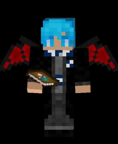 Крылья демона на скине