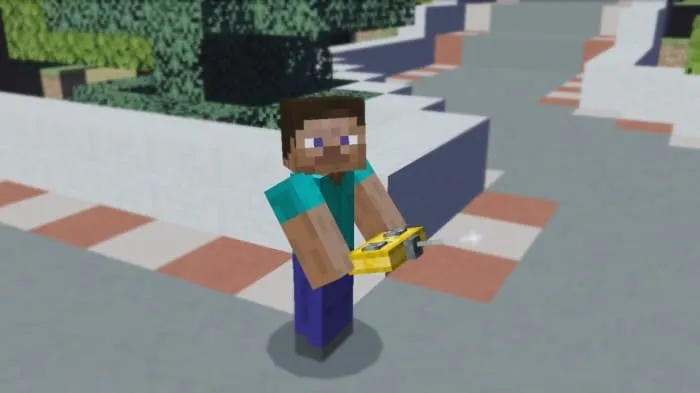 Игрок держит пульт управления