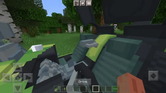 Салок машины и рука игрока