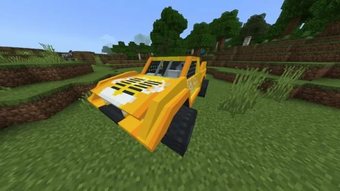 Вид внедорожника спереди