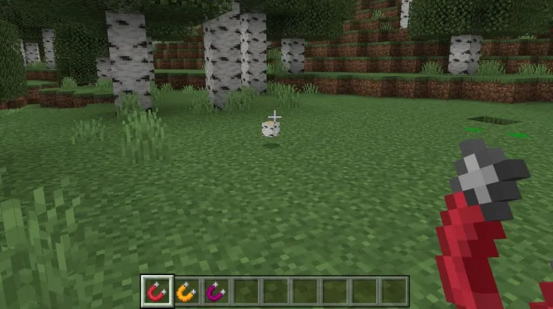 Магнит в руке игрока