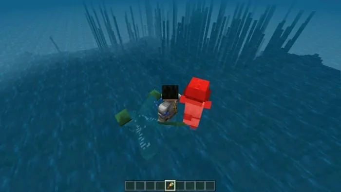 Кальмар атакует жителя