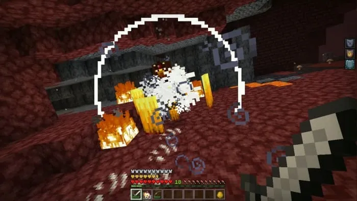 Инферно атакует ударной волной