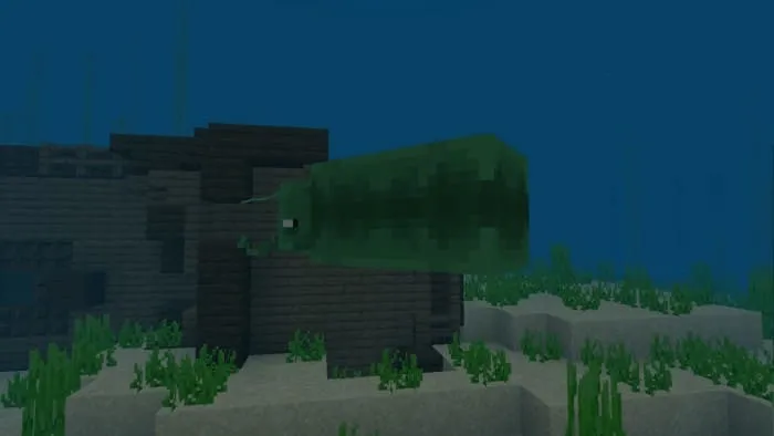 Монстр глубин в океане