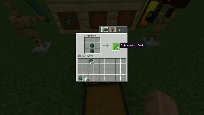 Крафт призмаринового стержня