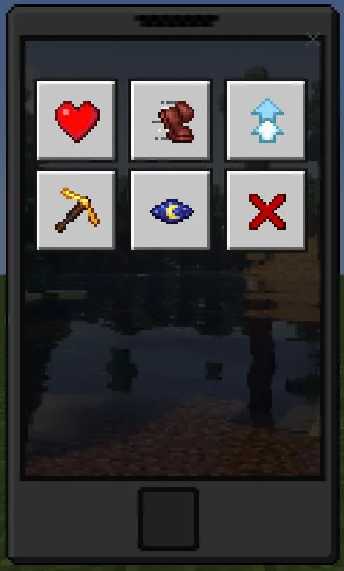 Экран получения эффектов