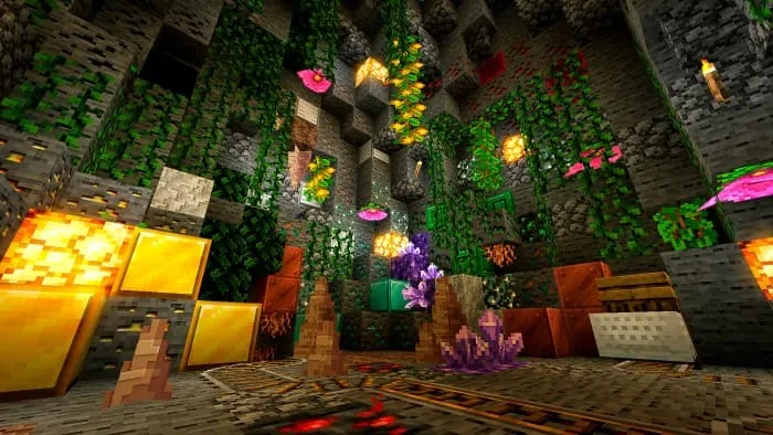 Новый вид блоков в пещерах