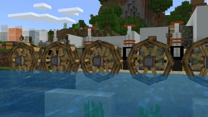 Выработка энергии в Minecraft