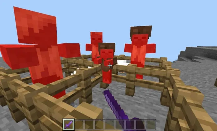 Удар незеритовым мечом с чаром