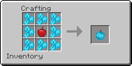 Крафт яблока из душ