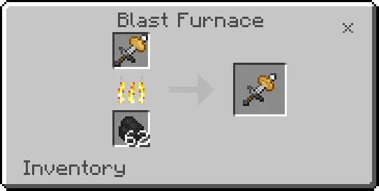 Готовка меча с едой