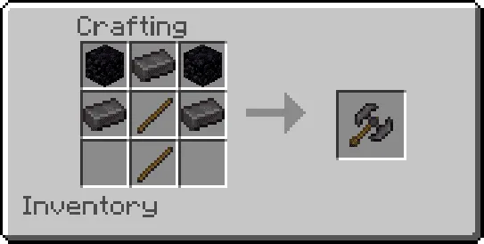 Крафт незеритового боевого топора