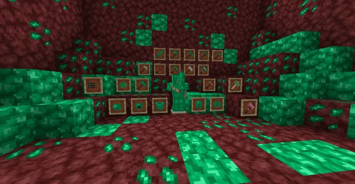 Нефритовые блоки и предметы