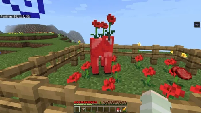 Цветочная корова и эффект