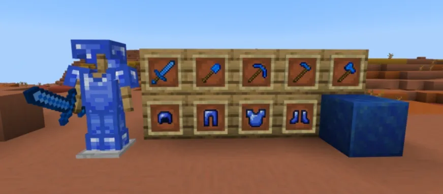 Лазуритовые инструменты и броня