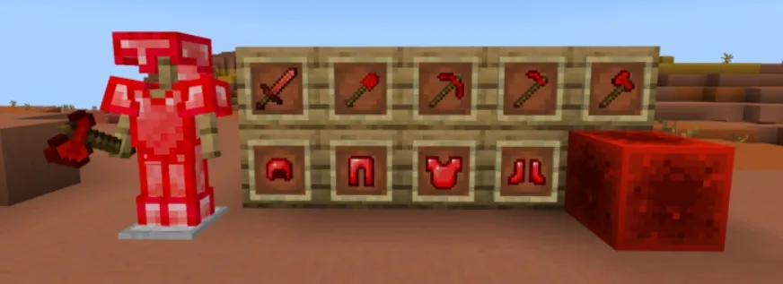 Редстоуновые инструменты и броня