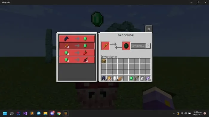 Торговля с мобом