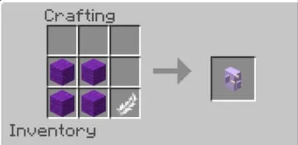 Крафт фиолетового плюшевого пингвина