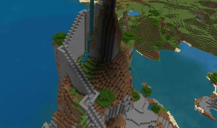 Большая лестница с горы