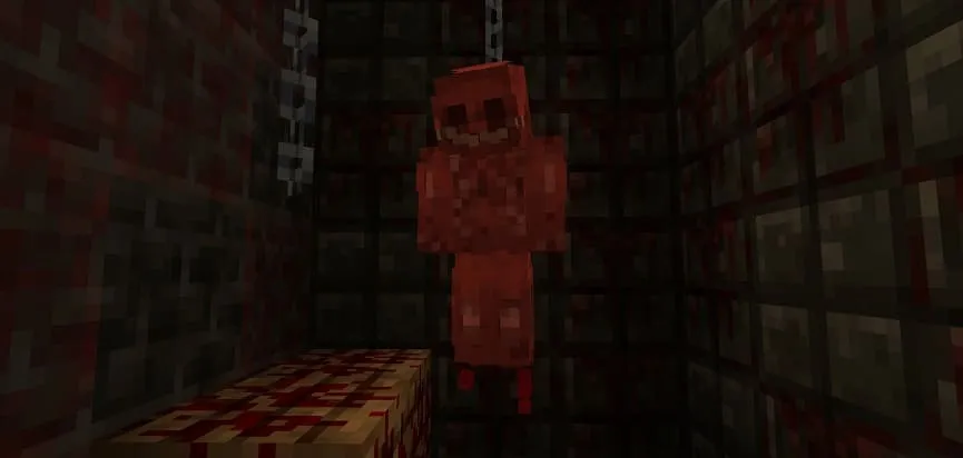 Висячее тело в Майнкрафт