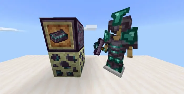 Эндеритовая руда в Minecraft