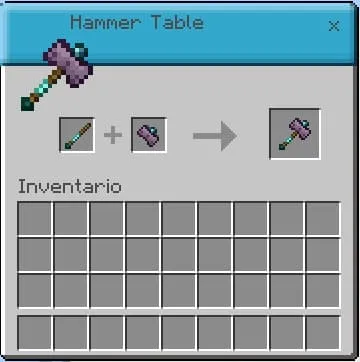 Крафт молота с головкой