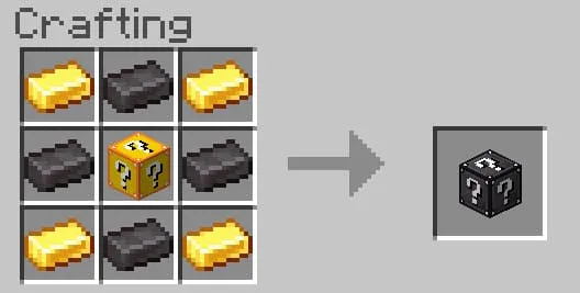 Крафт незеритового лаки блока