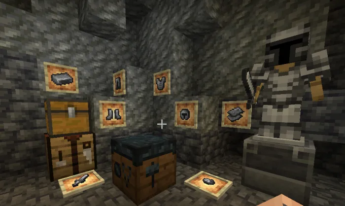 Предметы и броня из стали