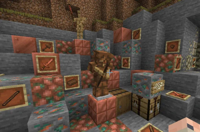 Медь и бронза в Minecraft