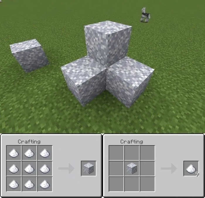 Крафт блока из сахара