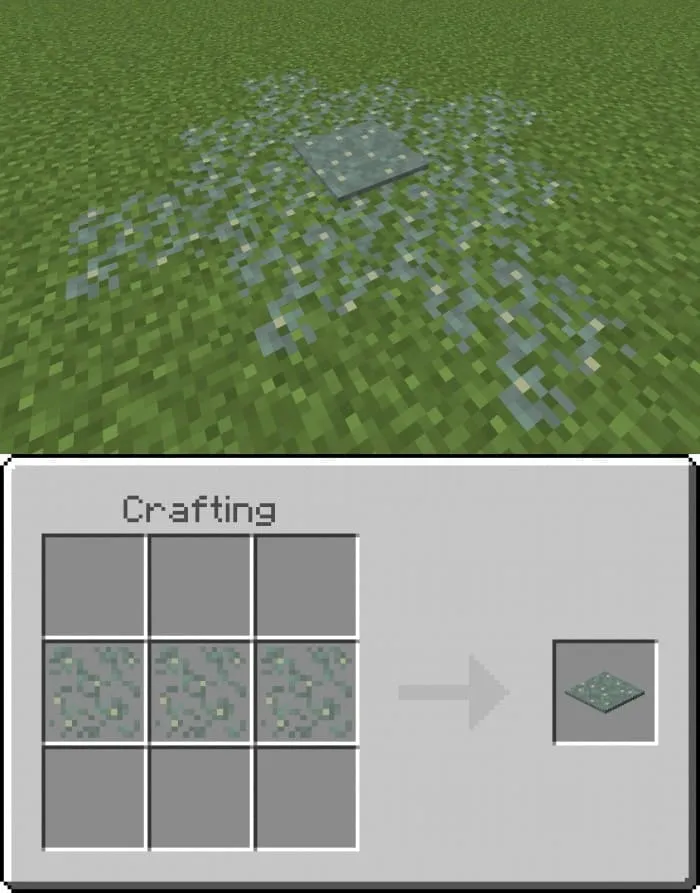 Крафт ковра светящегося лишайника