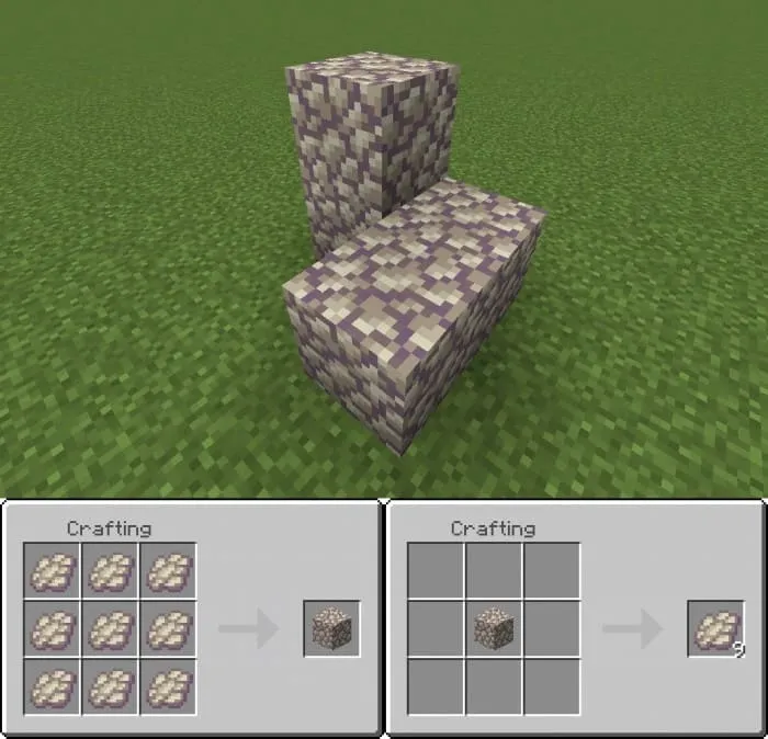 Крафт блока из фантомных мембран