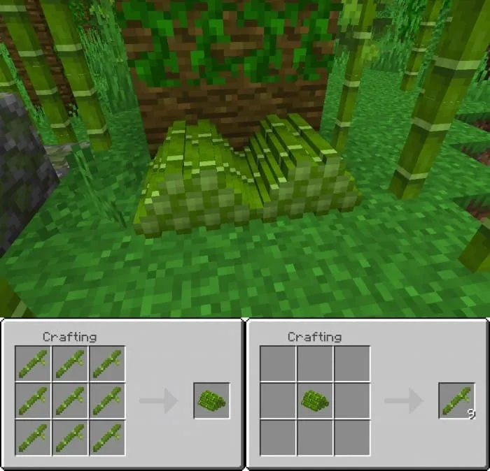 Крафт стопки бамбука