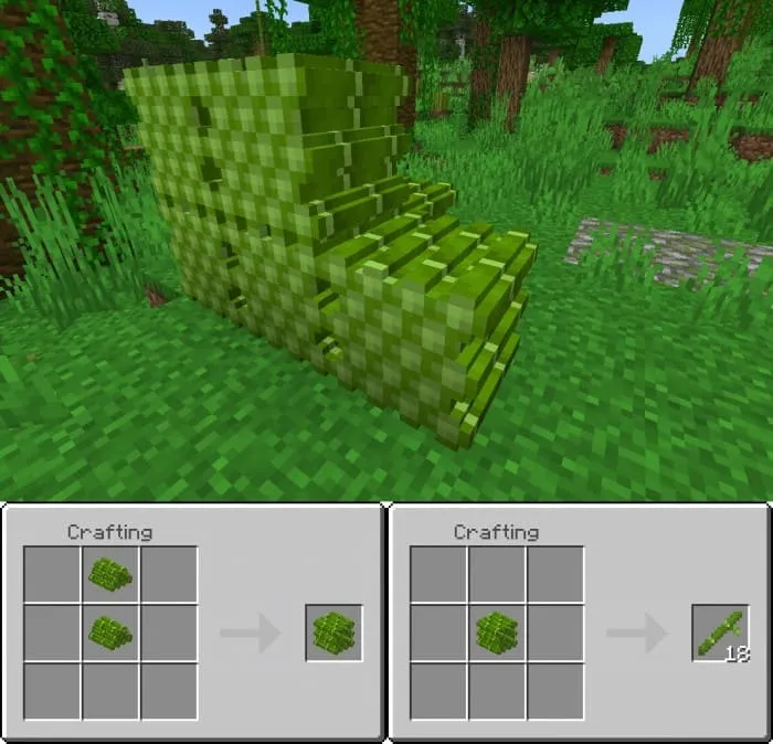 Крафт блока свай бамбука