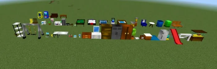 Все доступные блоки мебели