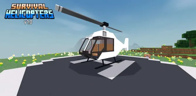 Вид вертолета сбоку