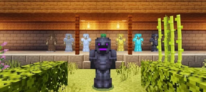 Вид объемной незеритовой брони