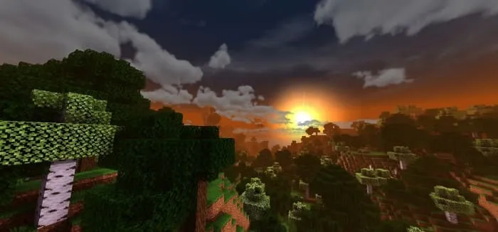 Рассвет с шейдерами