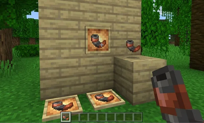 Вид медного рога в Minecraft