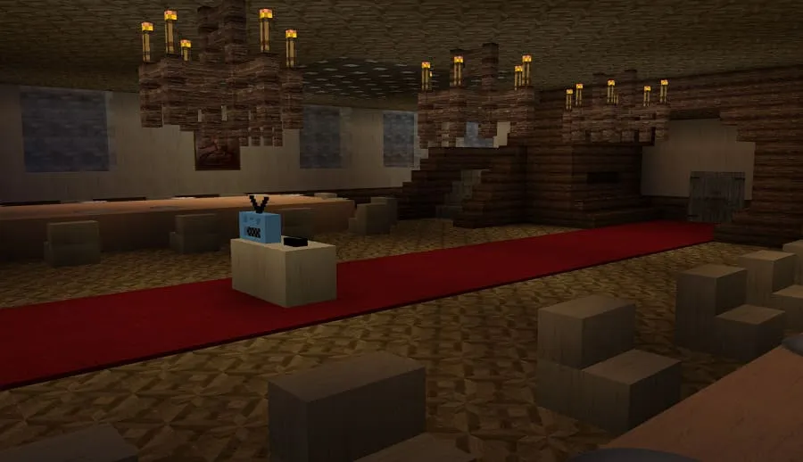 Главный зал на карте