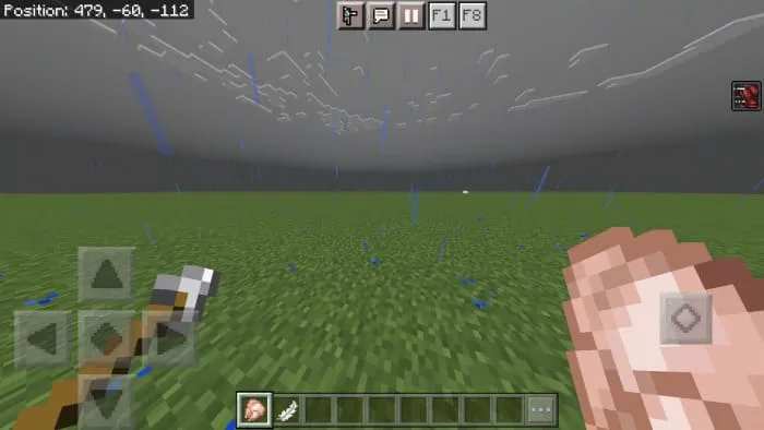 Интерфейс игры с кнопками