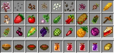 Новые продуктовые предметы