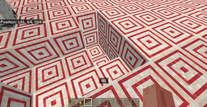 Биом из блоков цели