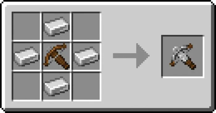 Крафт арбалета из железа