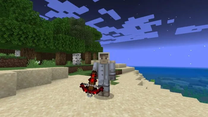 Арбалет из красного камня