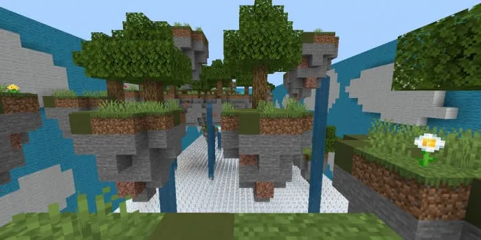 Два острова с деревьями