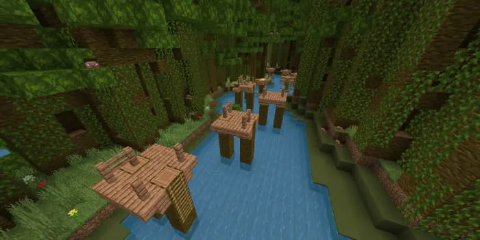 Деревья и площадки